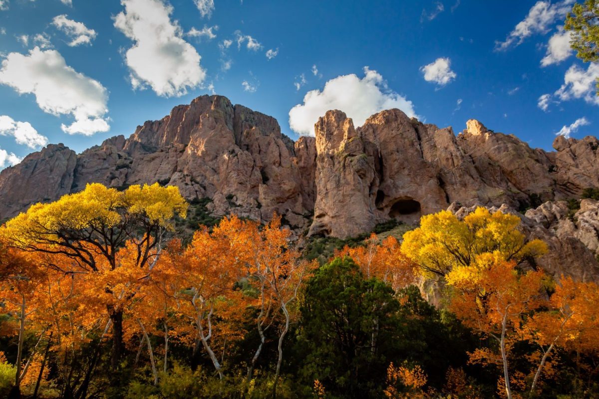 Cave creek red rock cliff in Arizona 
